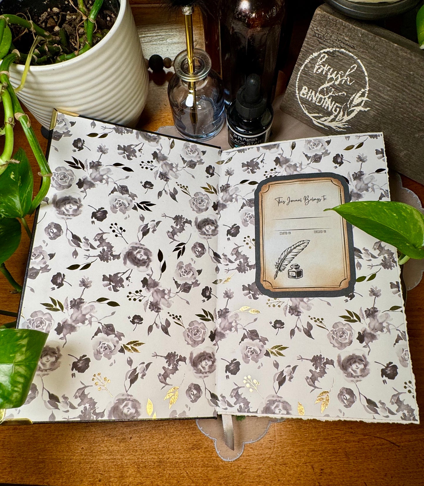 'Come, Tell Me How You Live' Mixed Media Journal
