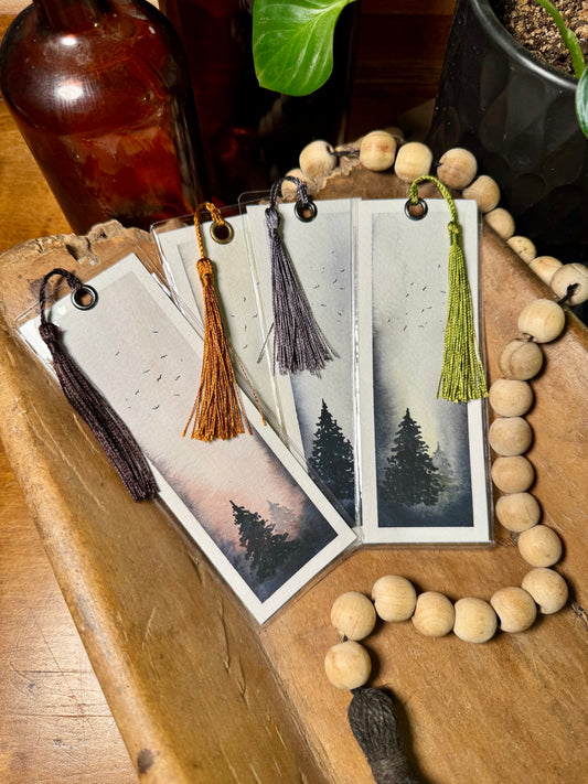 Hand-Painted Watercolor Bookmark