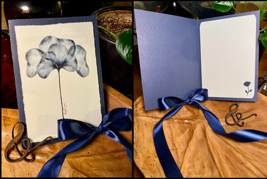 Hand-Painted Watercolor Greeting Card