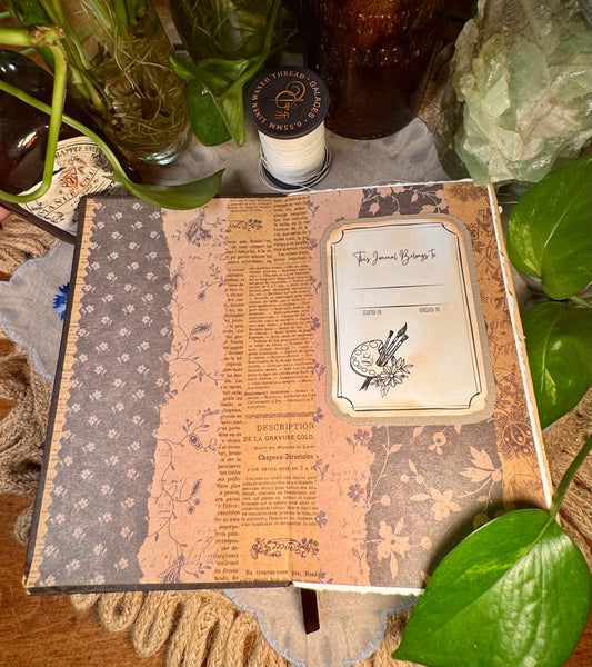 ‘The Poetical Works of John Dryden’ Mini Watercolor Journal