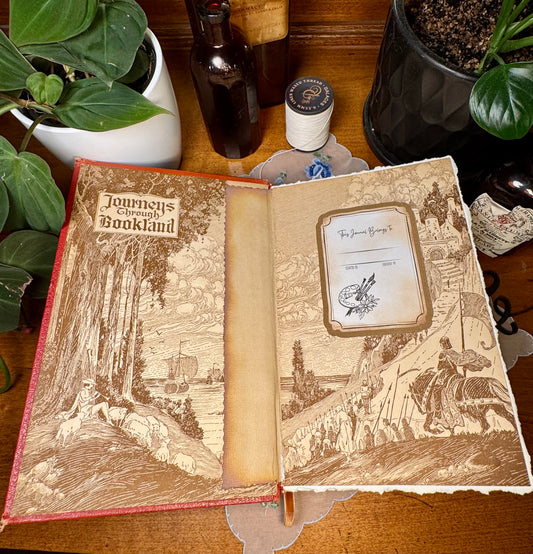 'Journeys Through Bookland' Watercolor Journal