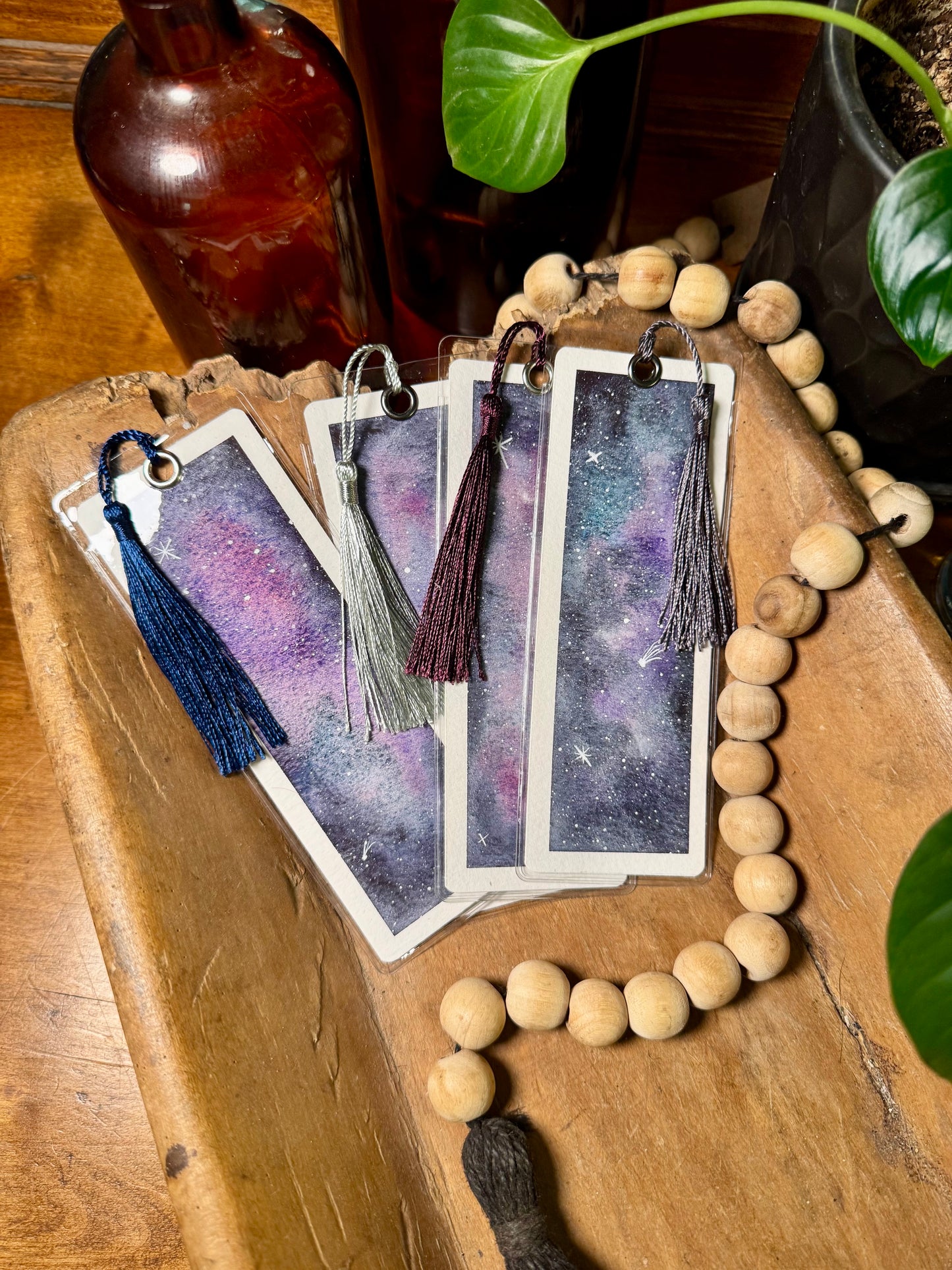 Hand-Painted Watercolor Bookmark