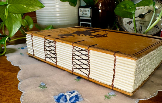 'Pleasant Sunday Afternoons' Bare Spine Watercolor Journal