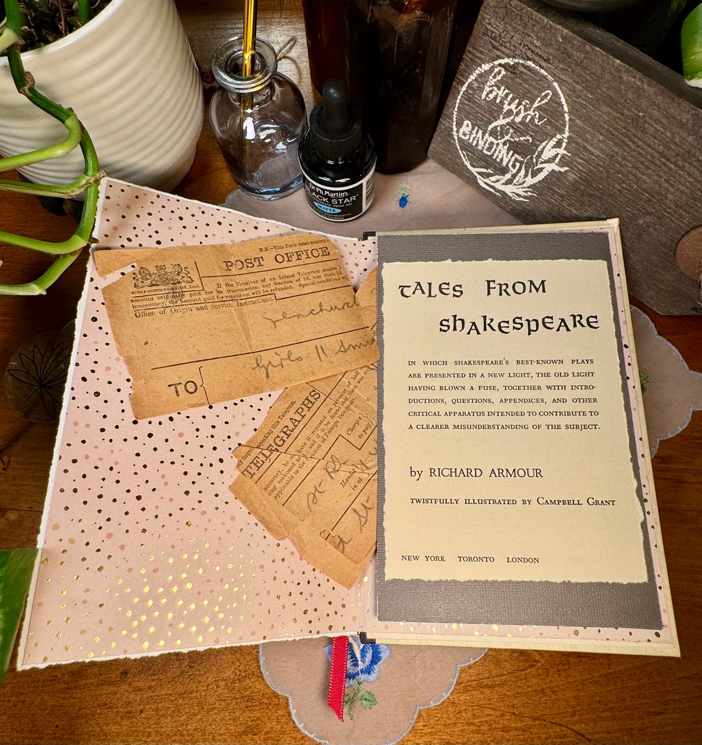 'Twisted Tales from Shakespeare' Mixed Media Journal