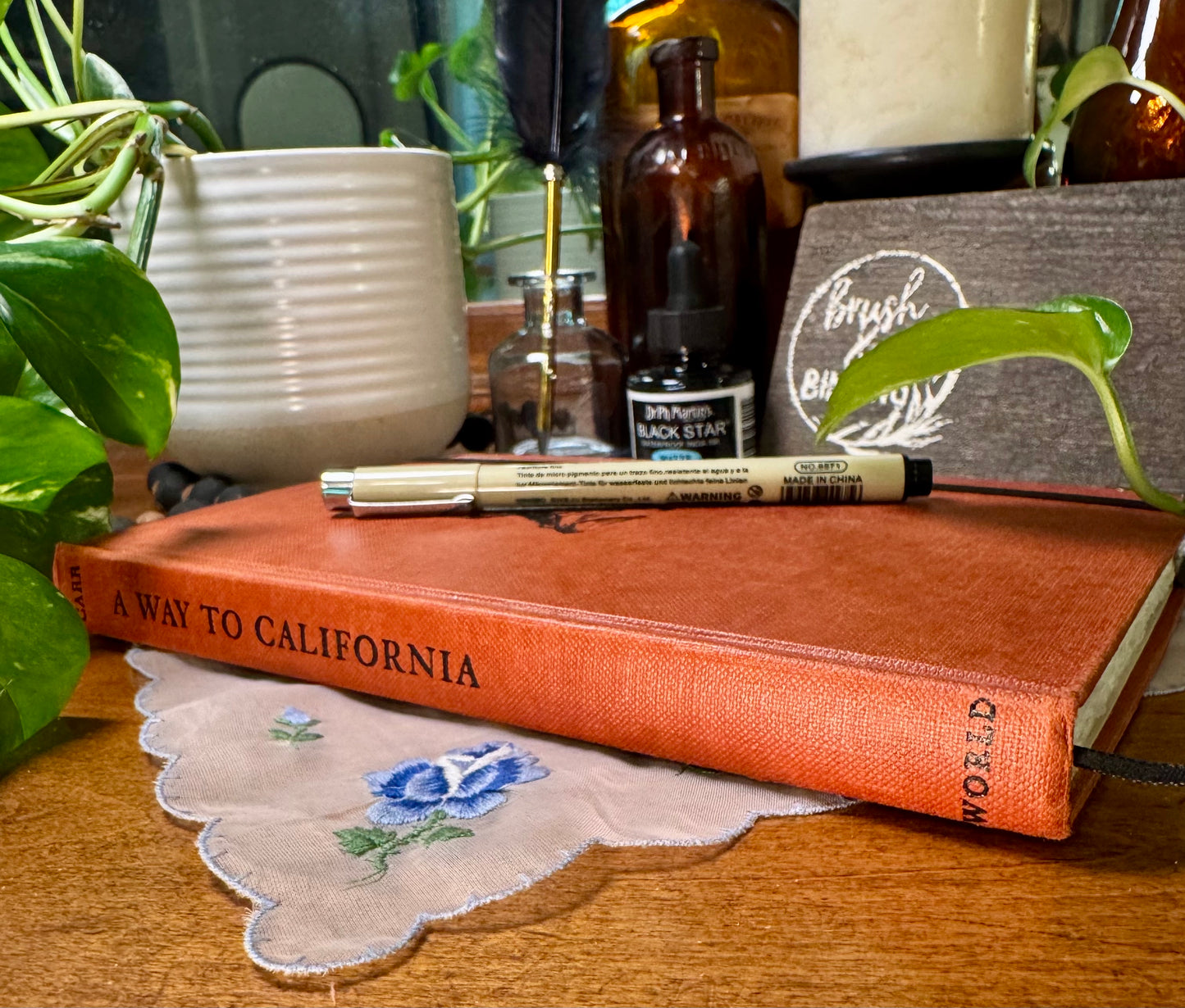 'A Way to California' Mixed Media Journal