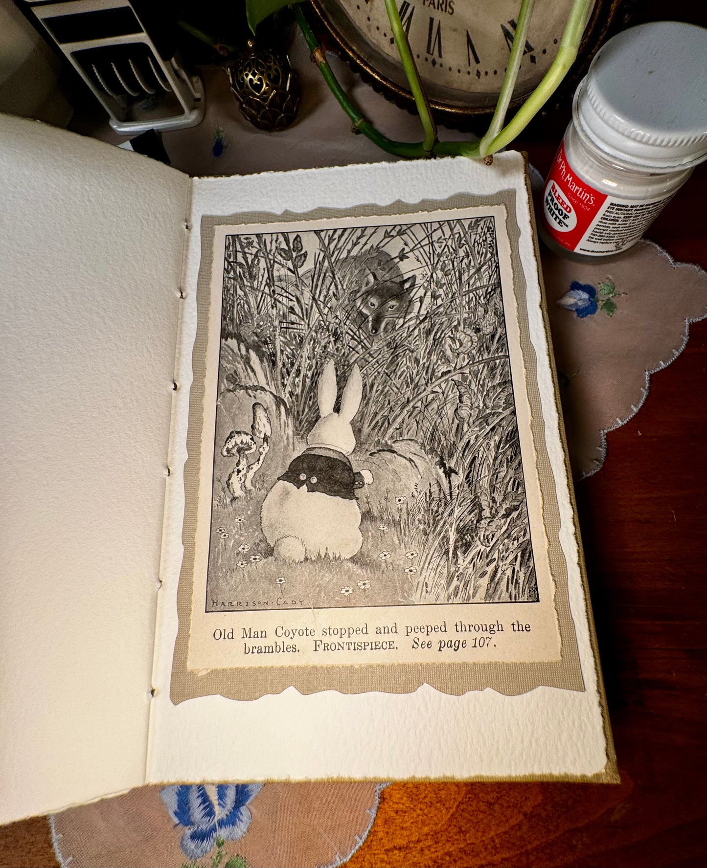 'The Adventures of Old Man Coyote' Bare Spine Mini Watercolor Journal