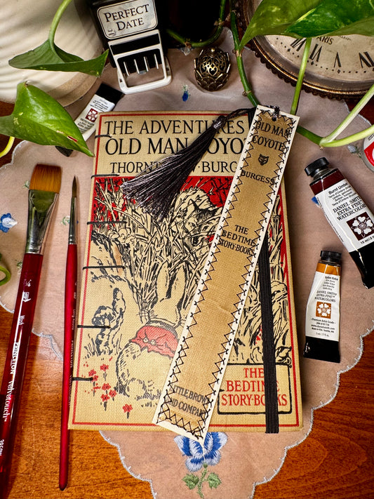 'The Adventures of Old Man Coyote' Bare Spine Mini Watercolor Journal