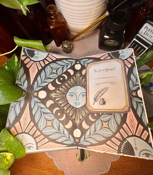 ‘An Inland Voyage & Travels with a Donkey’ Mini Mixed Media Journal