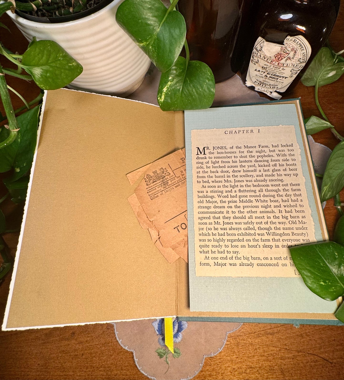 ‘Animal Farm’ Mixed Media Journal