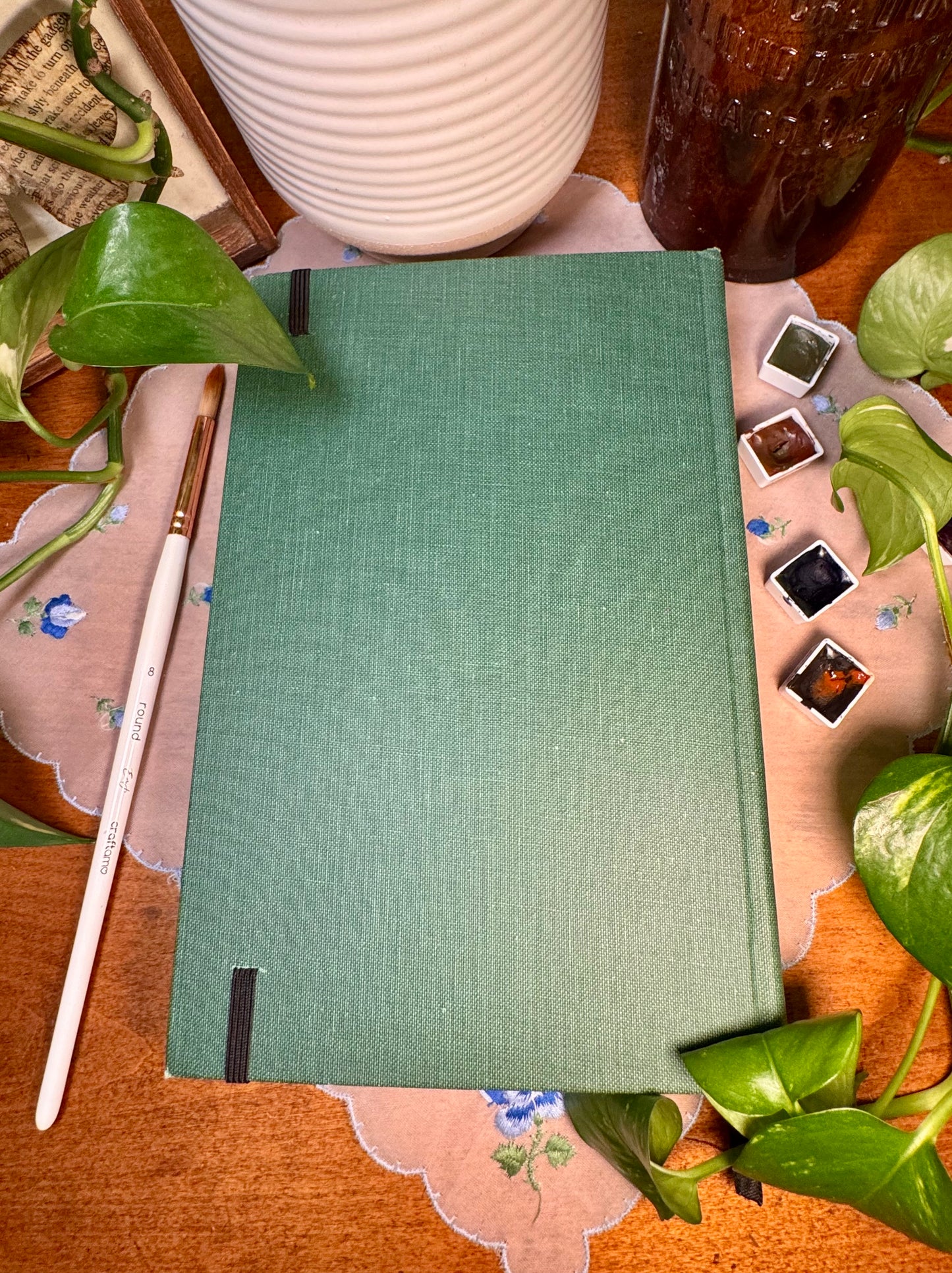 ‘The Apple of His Eye’ Watercolor Journal