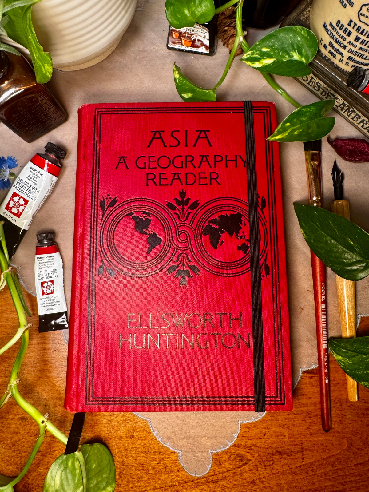 'Asia: A Geography Reader' Watercolor Journal