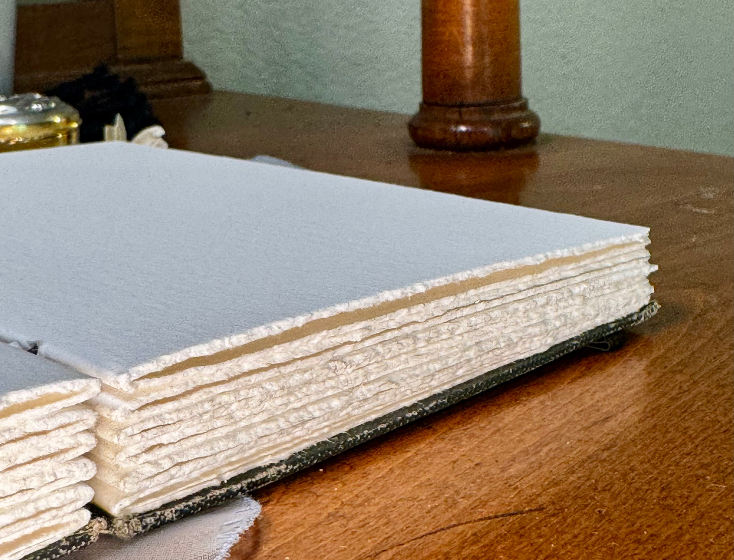 'Aunt Lydia's Boy' Bare Spine Watercolor Journal