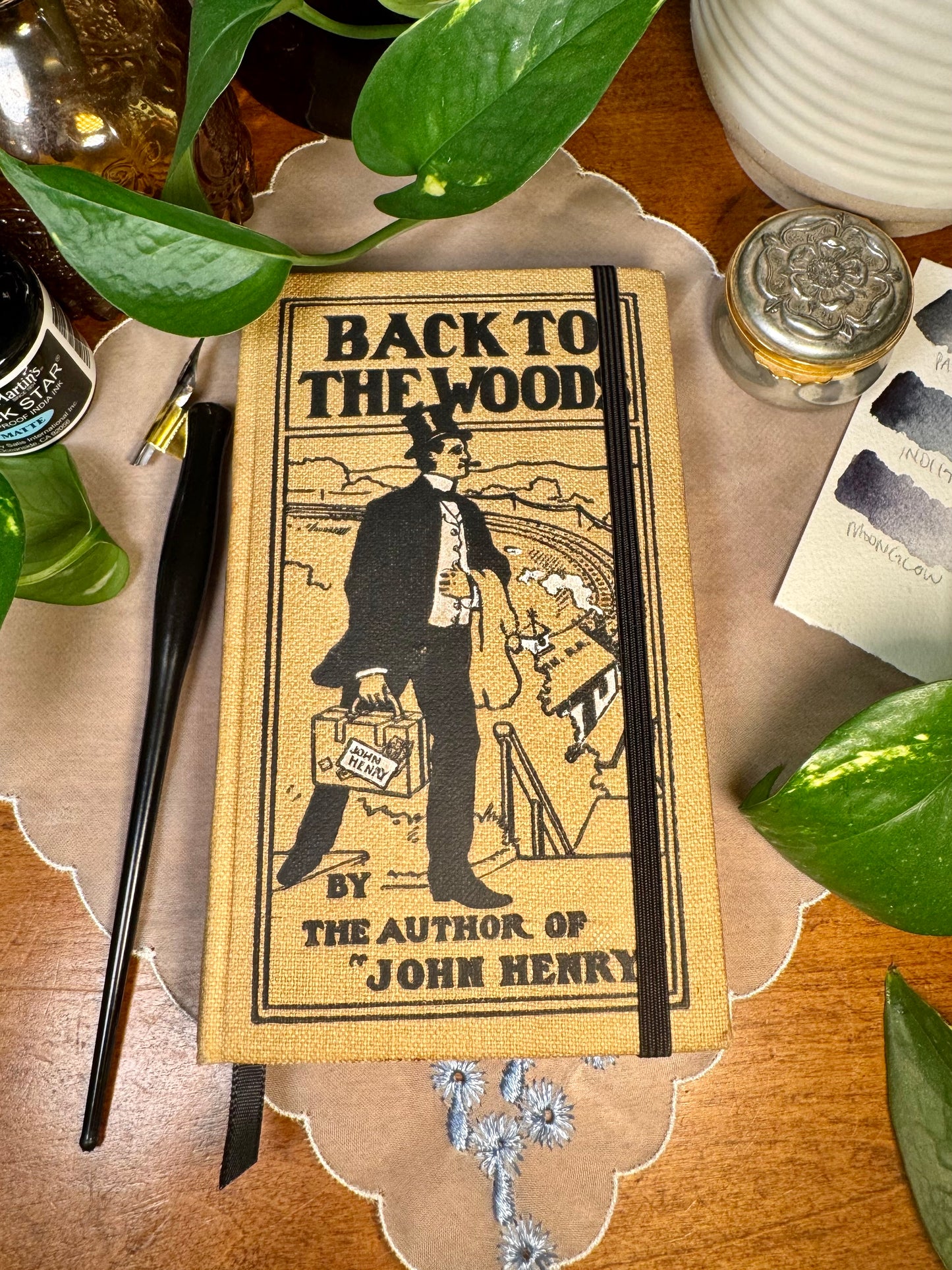 ‘Back to the Woods’ Mini Mixed Media Journal