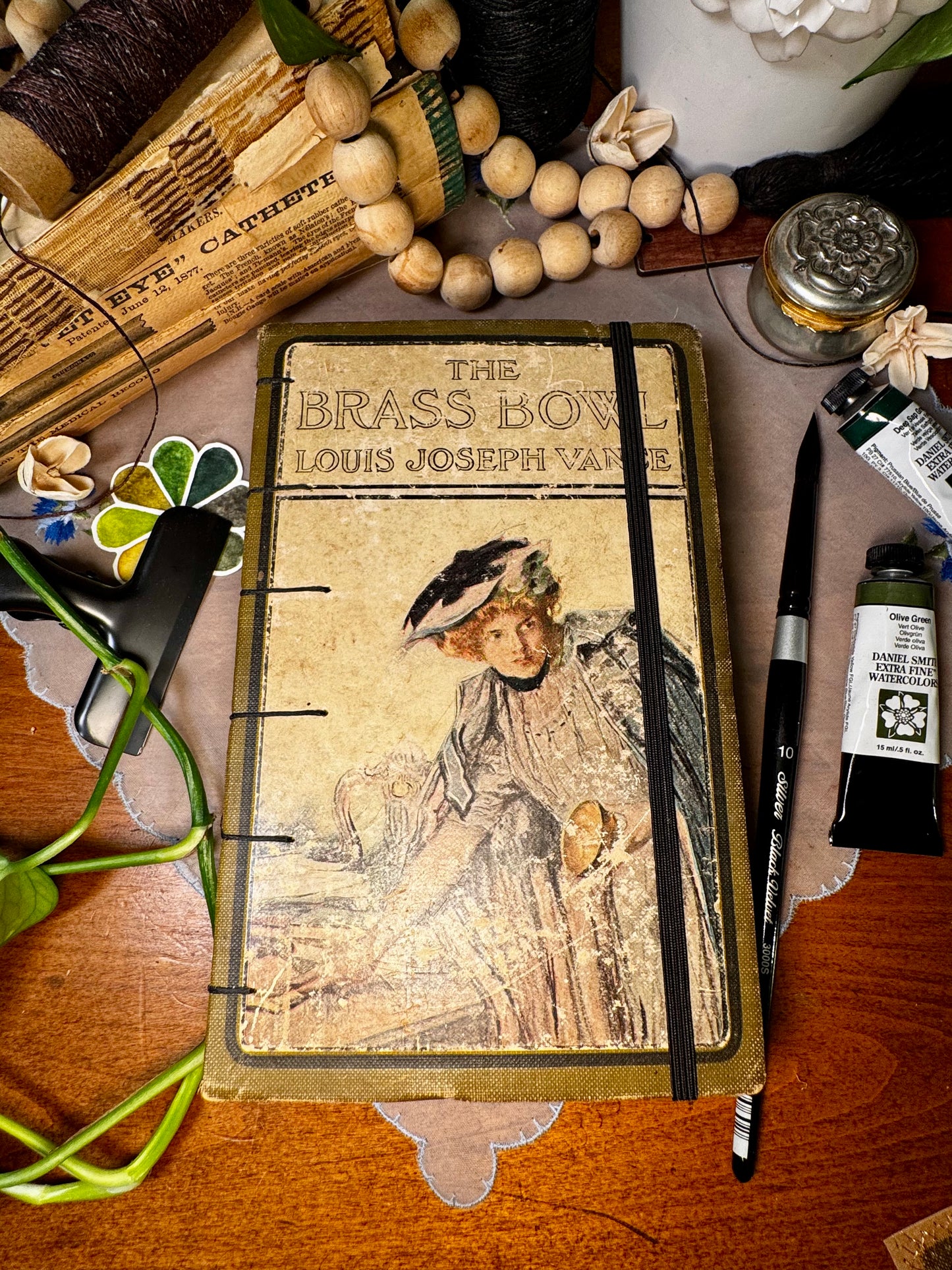 'The Brass Bowl' Bare Spine Watercolor Journal