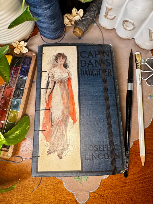 'Cap'n Dan's Daughter' Bare Spine Watercolor Journal