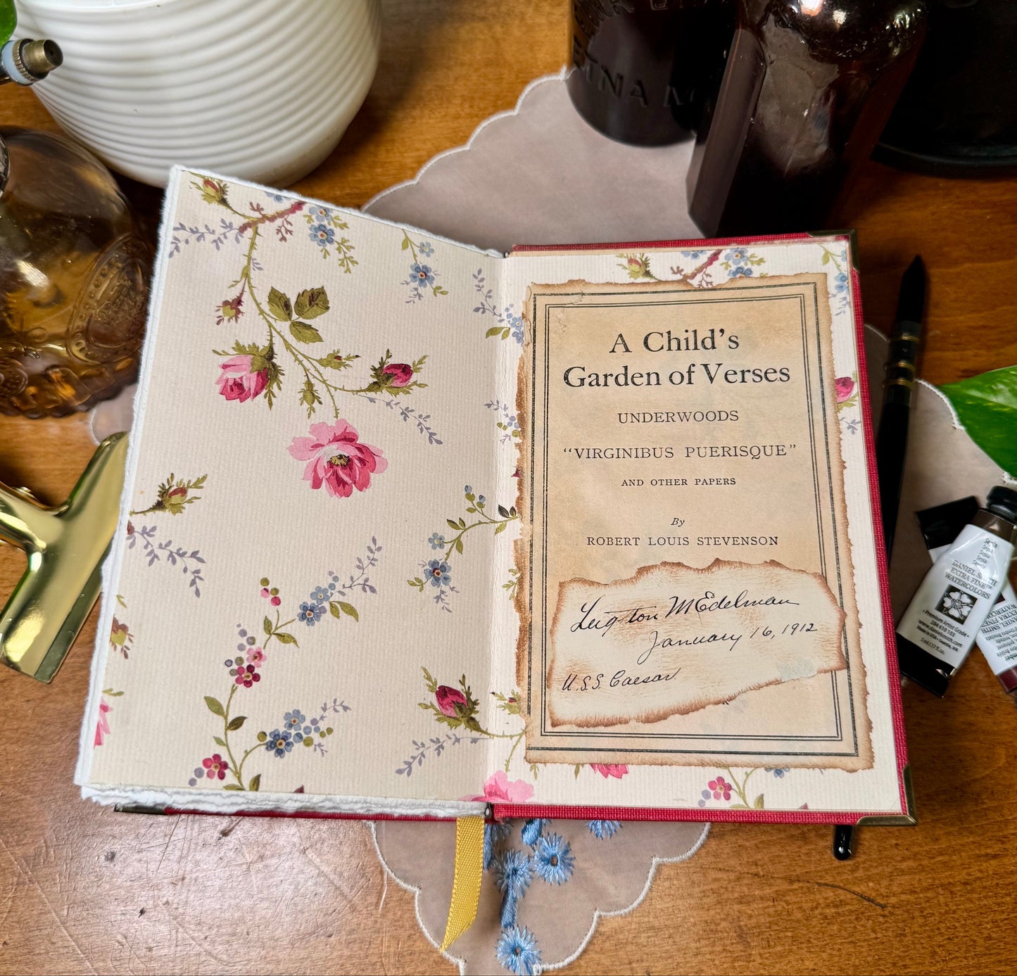 ‘A Child's Garden of Verses’ Mini Watercolor Journal