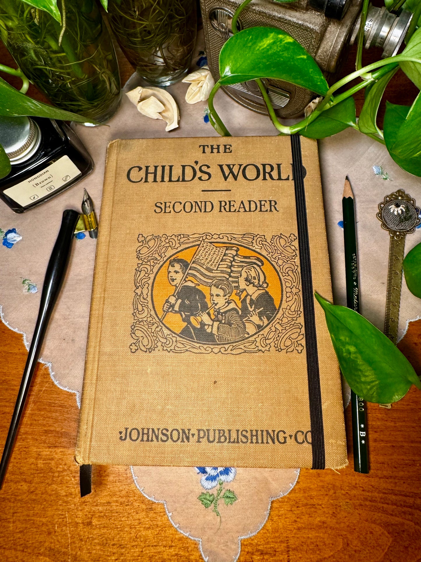 ‘The Child's World: Second Reader’ Mixed Media Journal