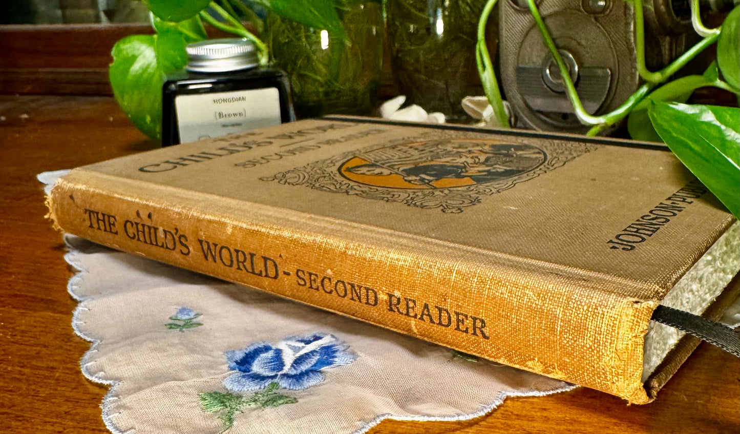 ‘The Child's World: Second Reader’ Mixed Media Journal