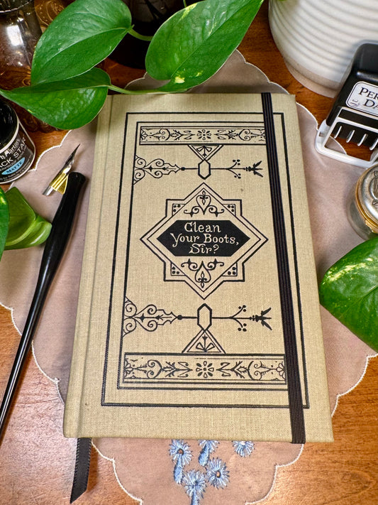 ‘Clean Your Boots Sir?’ Mixed Media Journal