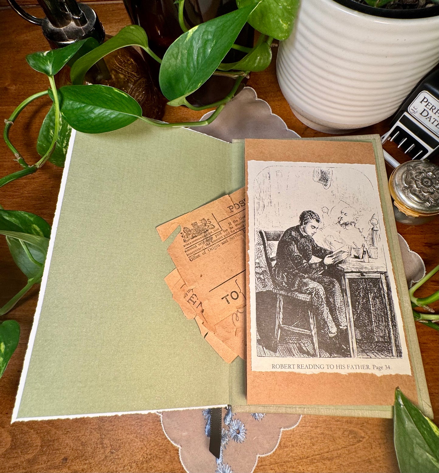 ‘Clean Your Boots Sir?’ Mixed Media Journal