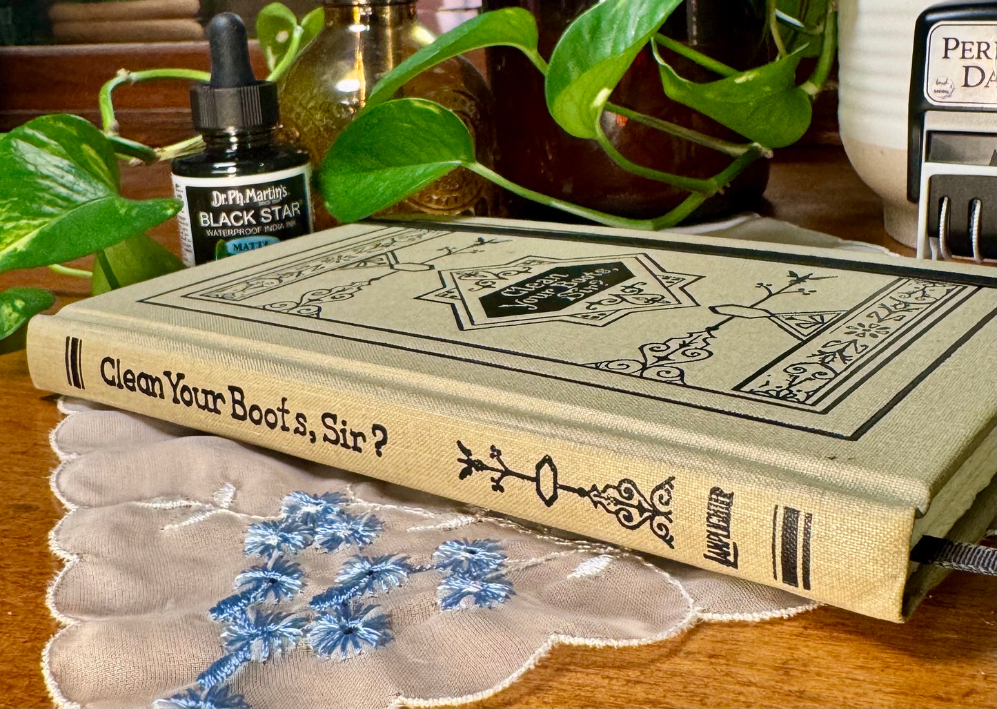 ‘Clean Your Boots Sir?’ Mixed Media Journal