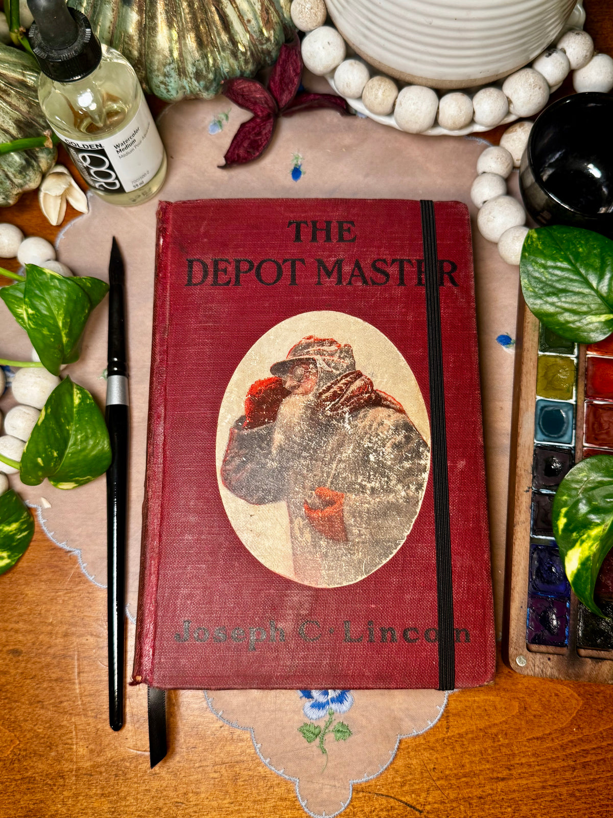 'The Depot Master' Watercolor Journal