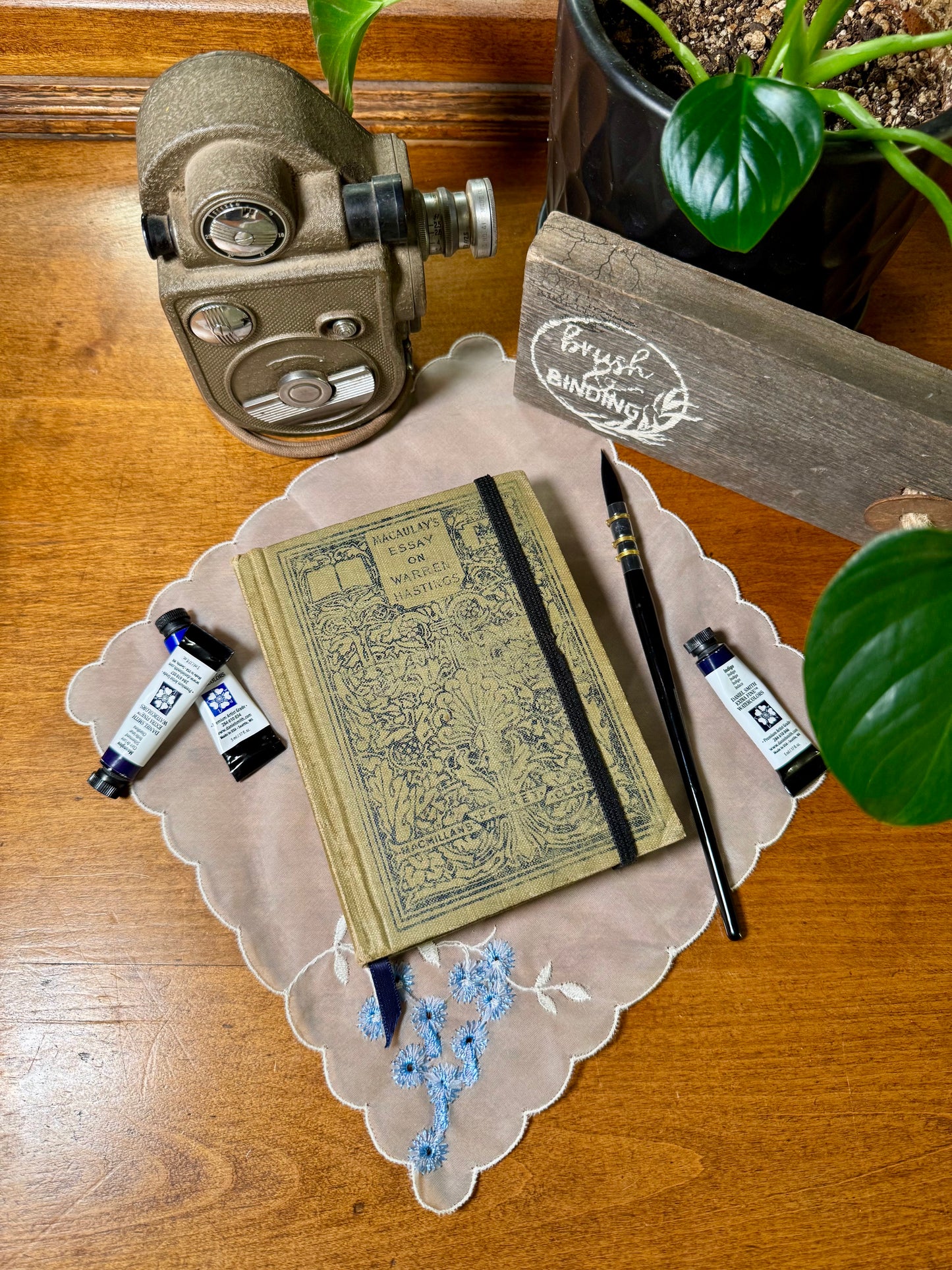 'Essay on Warren Hastings' Mini Watercolor Journal