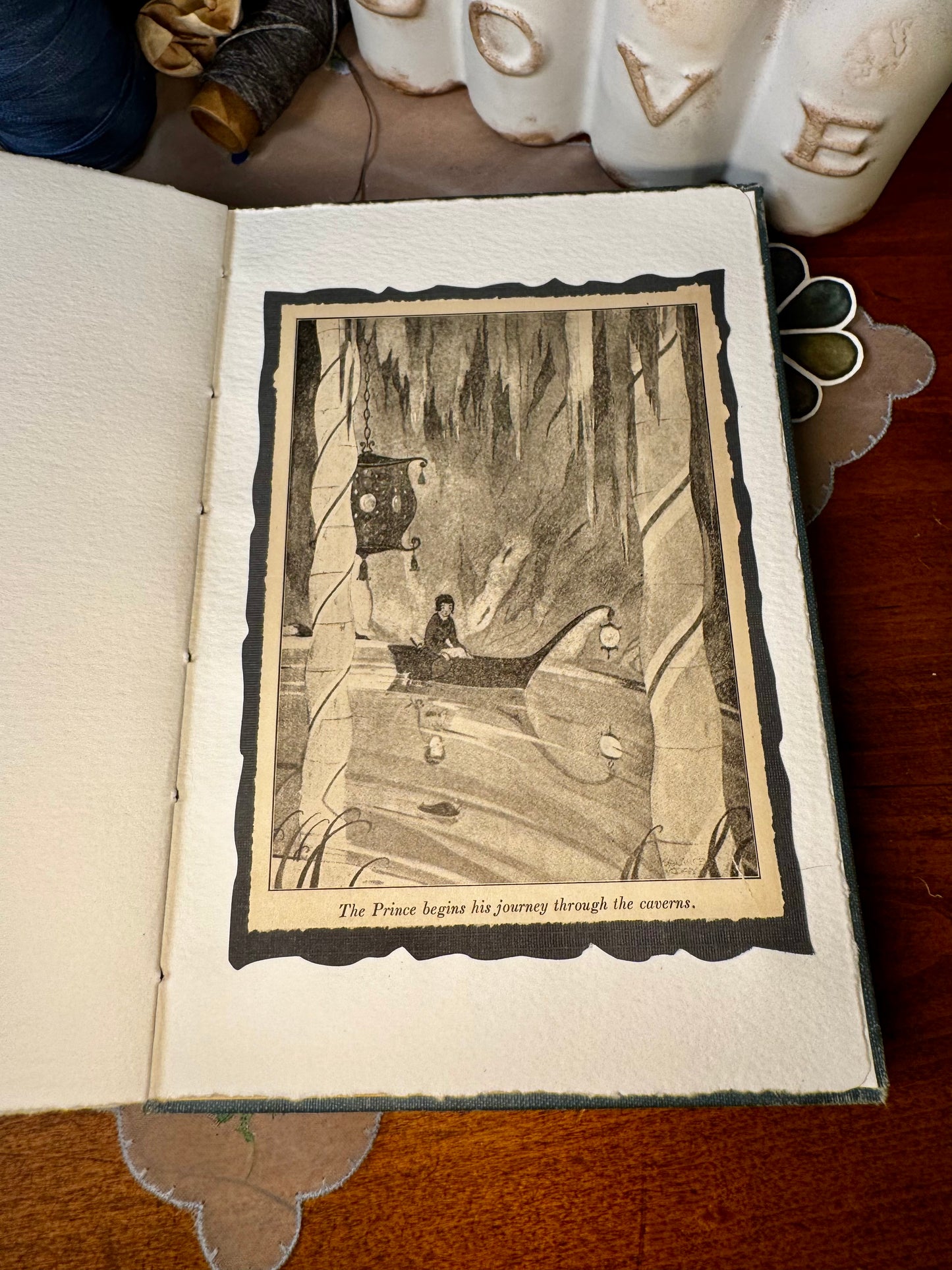 'The Firelight Fairy Book' Bare Spine Watercolor Journal