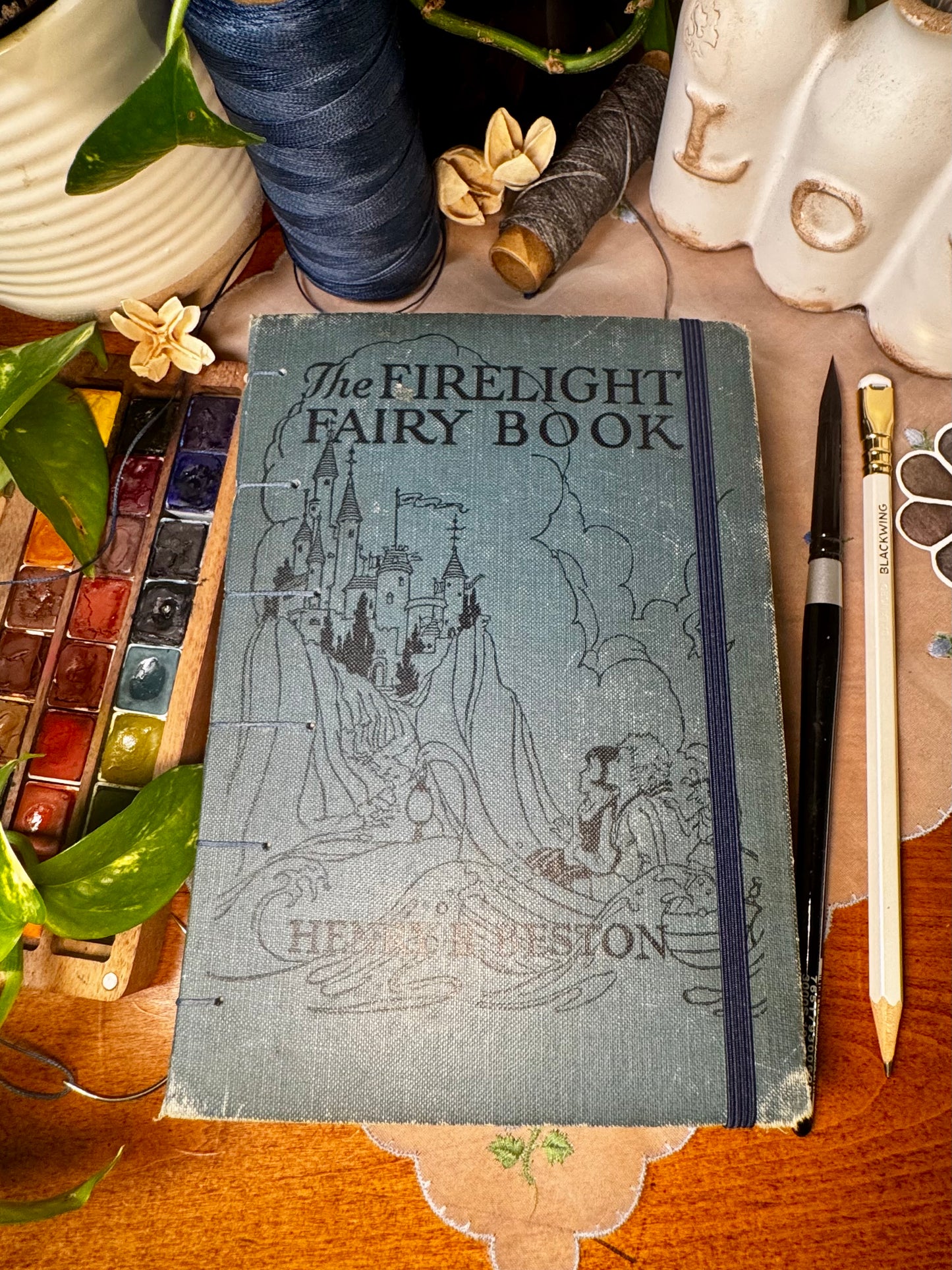 'The Firelight Fairy Book' Bare Spine Watercolor Journal