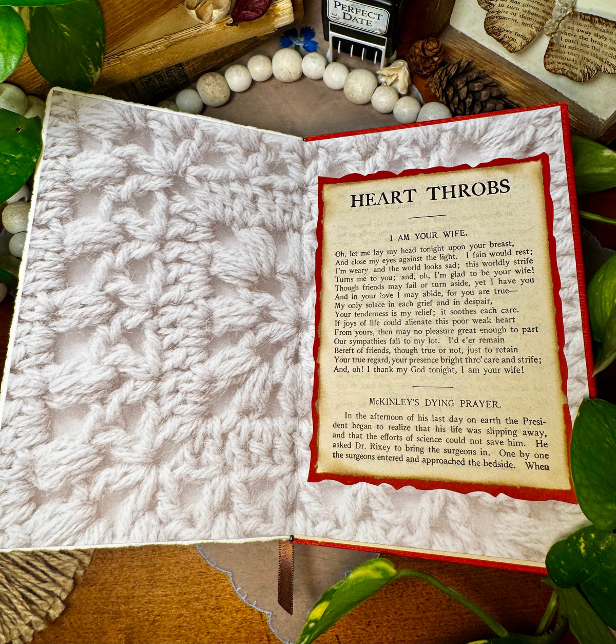'Heart Throbs: The Old Scrapbook' Watercolor Journal