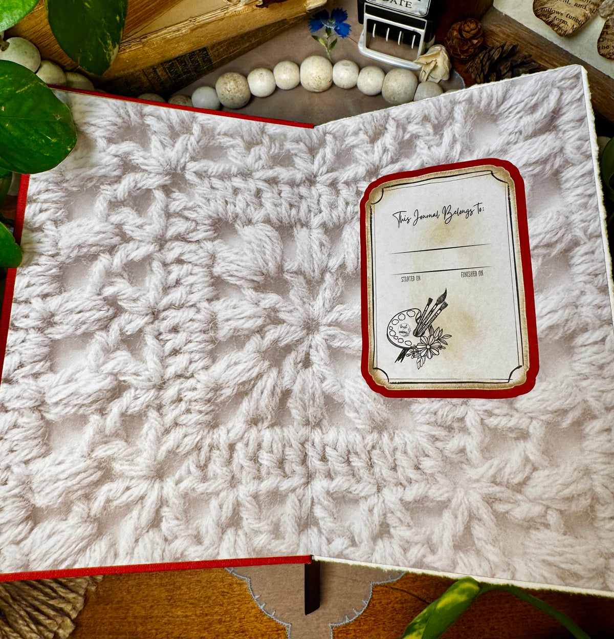 'Heart Throbs: The Old Scrapbook' Watercolor Journal