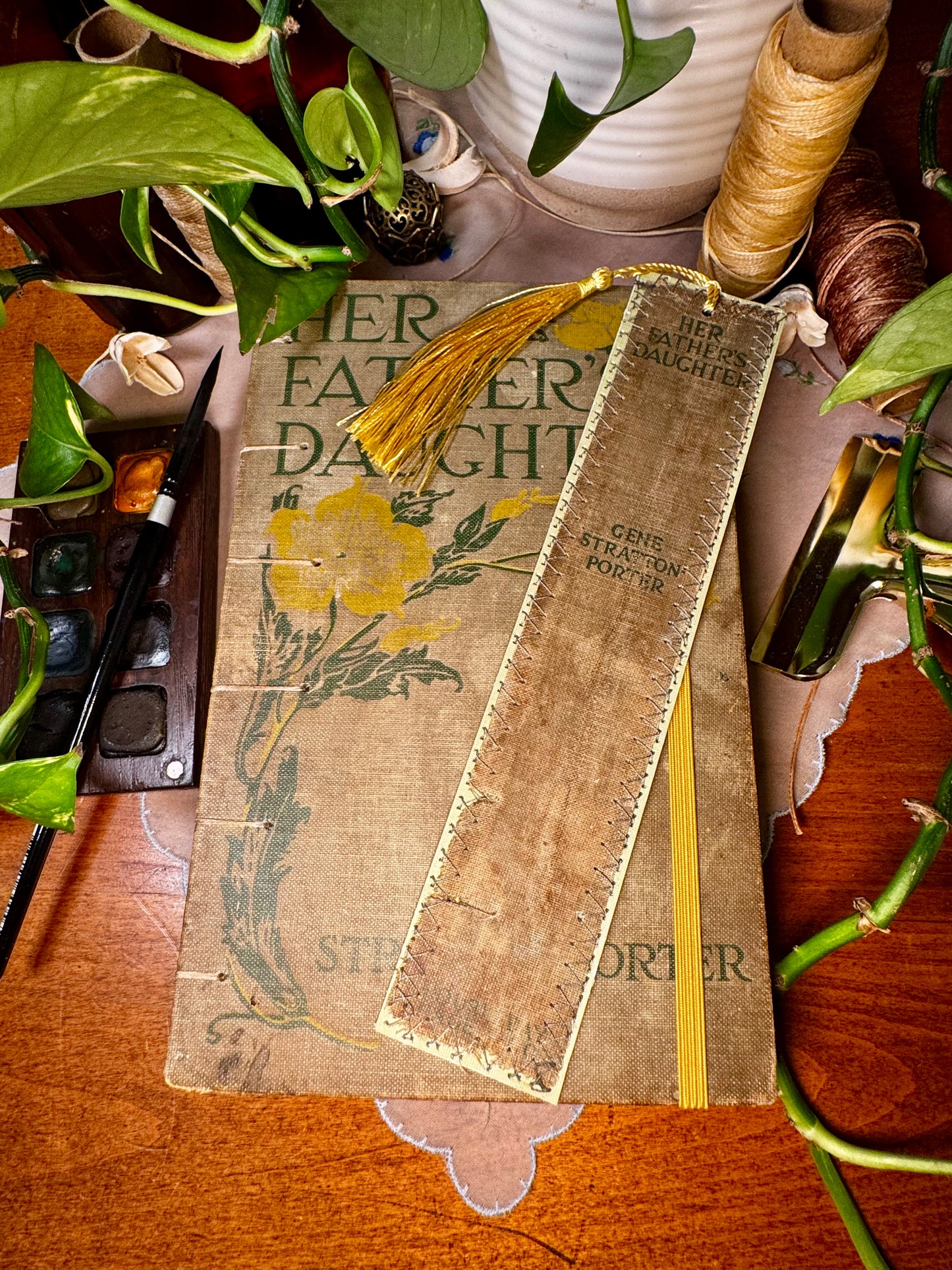 'Her Father's Daughter' Bare Spine Watercolor Journal