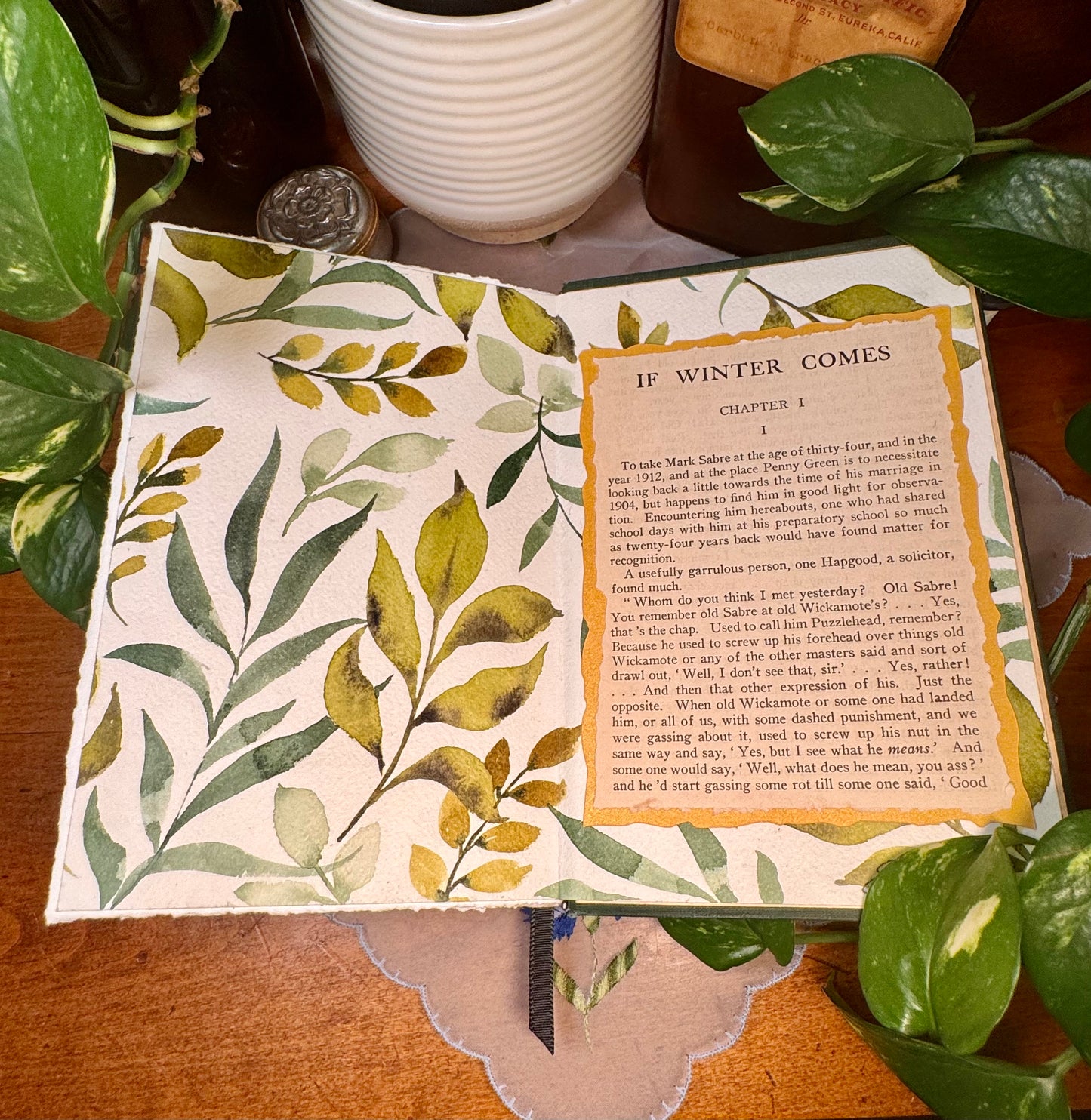 ‘If Winter Comes’ Watercolor Journal