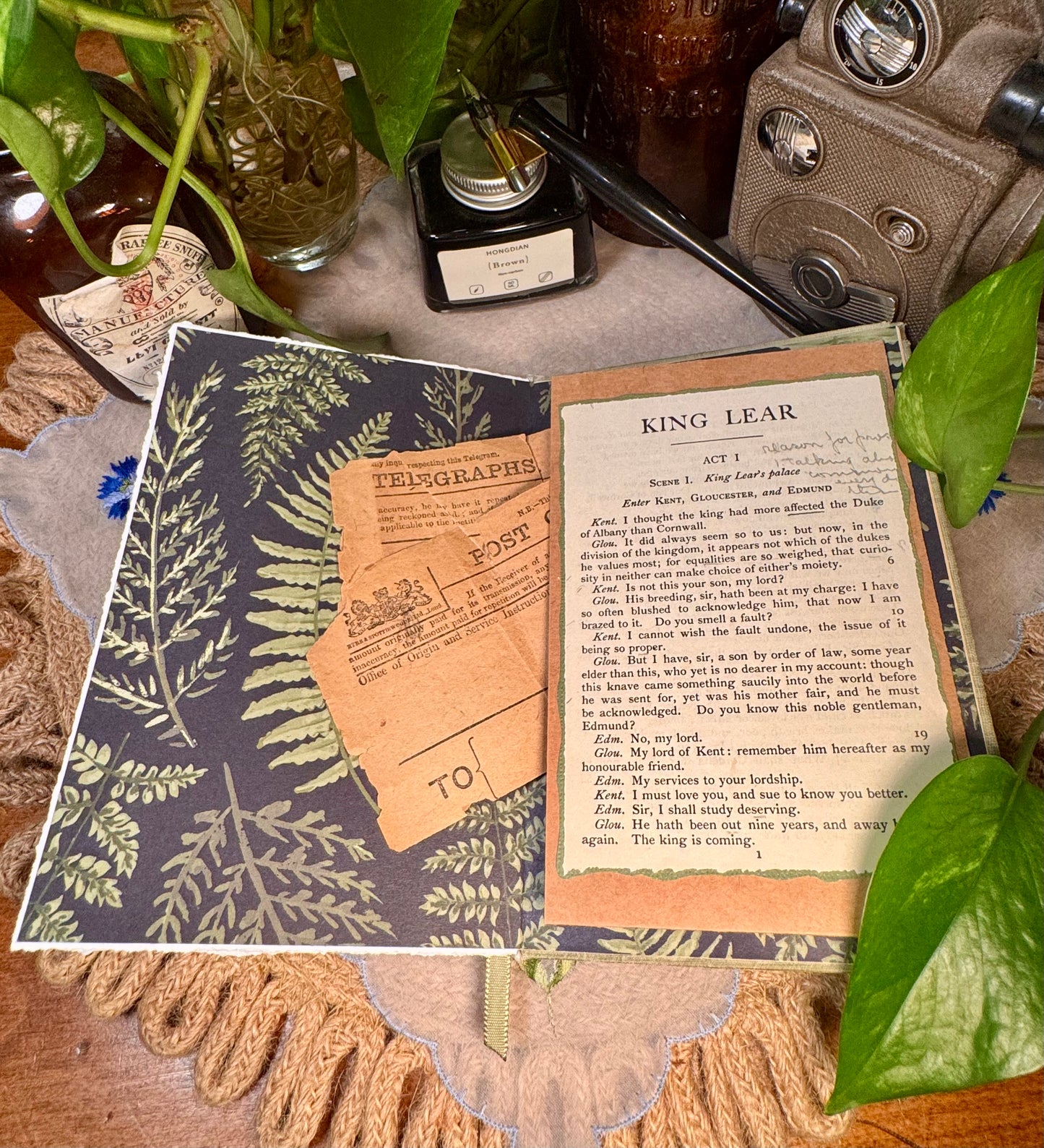 ‘King Lear’ Mini Mixed Media Journal