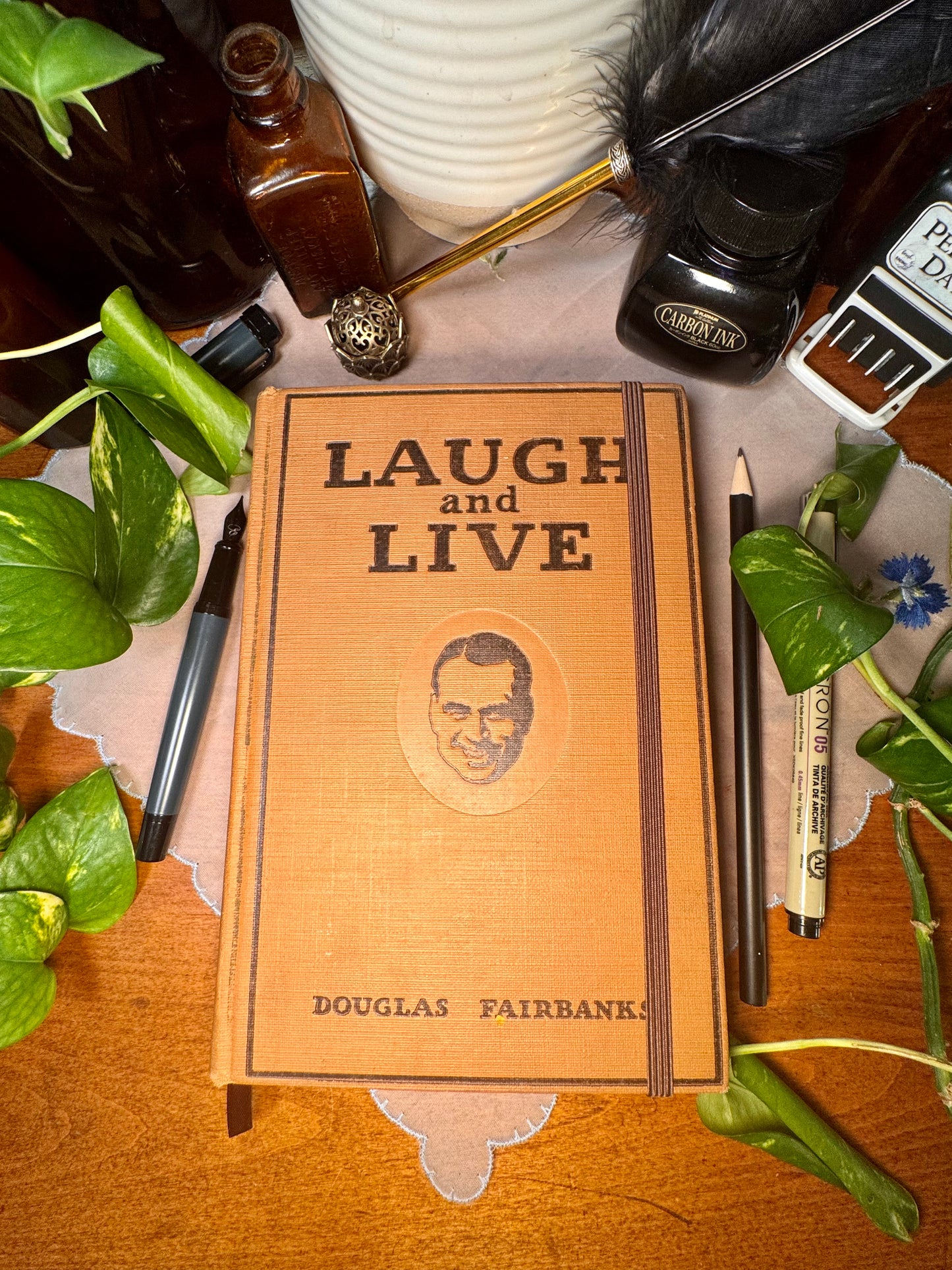 ‘Laugh and Live’ Mixed Media Journal