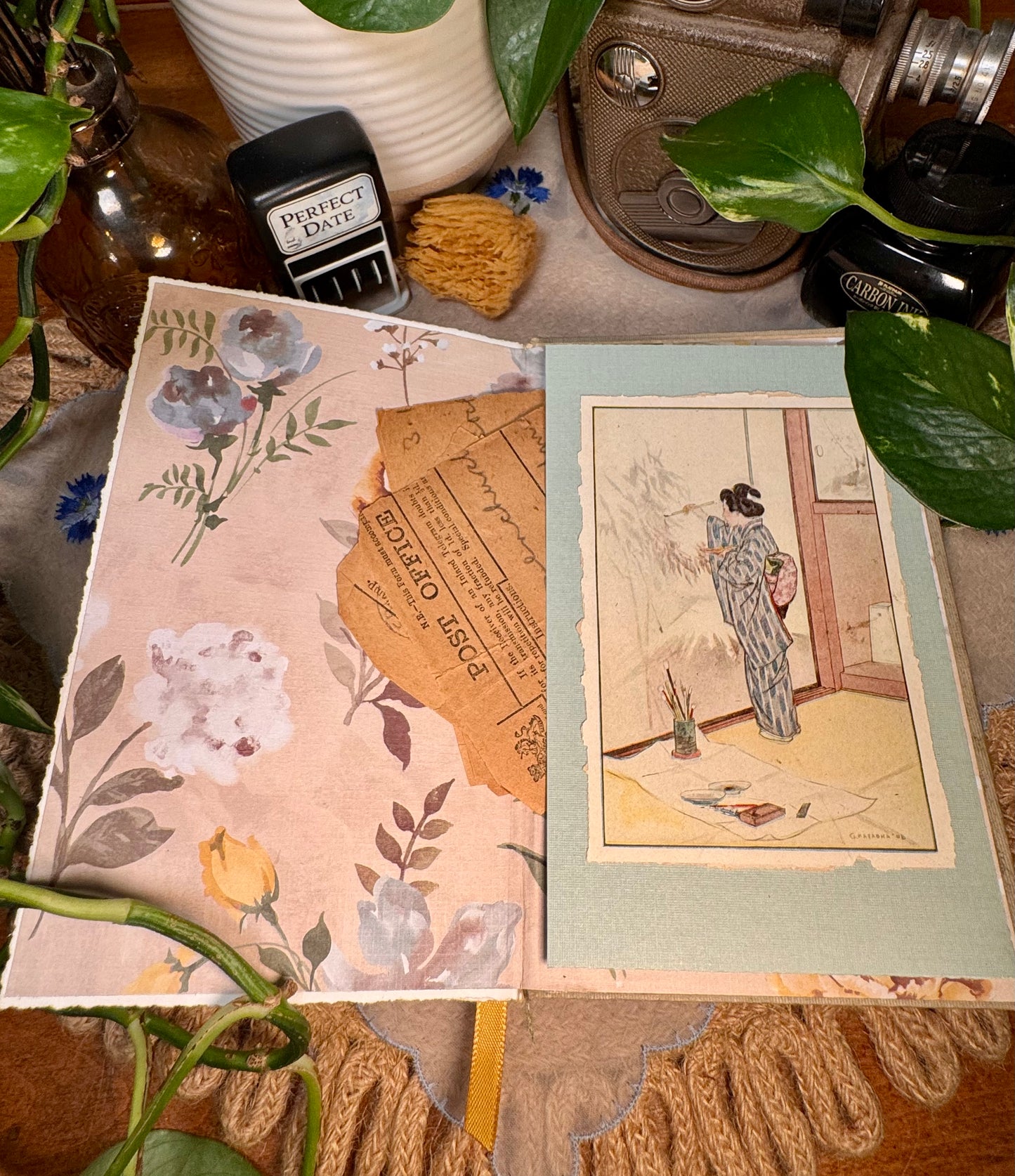 ‘Little Sister Snow’ Mixed Media Journal