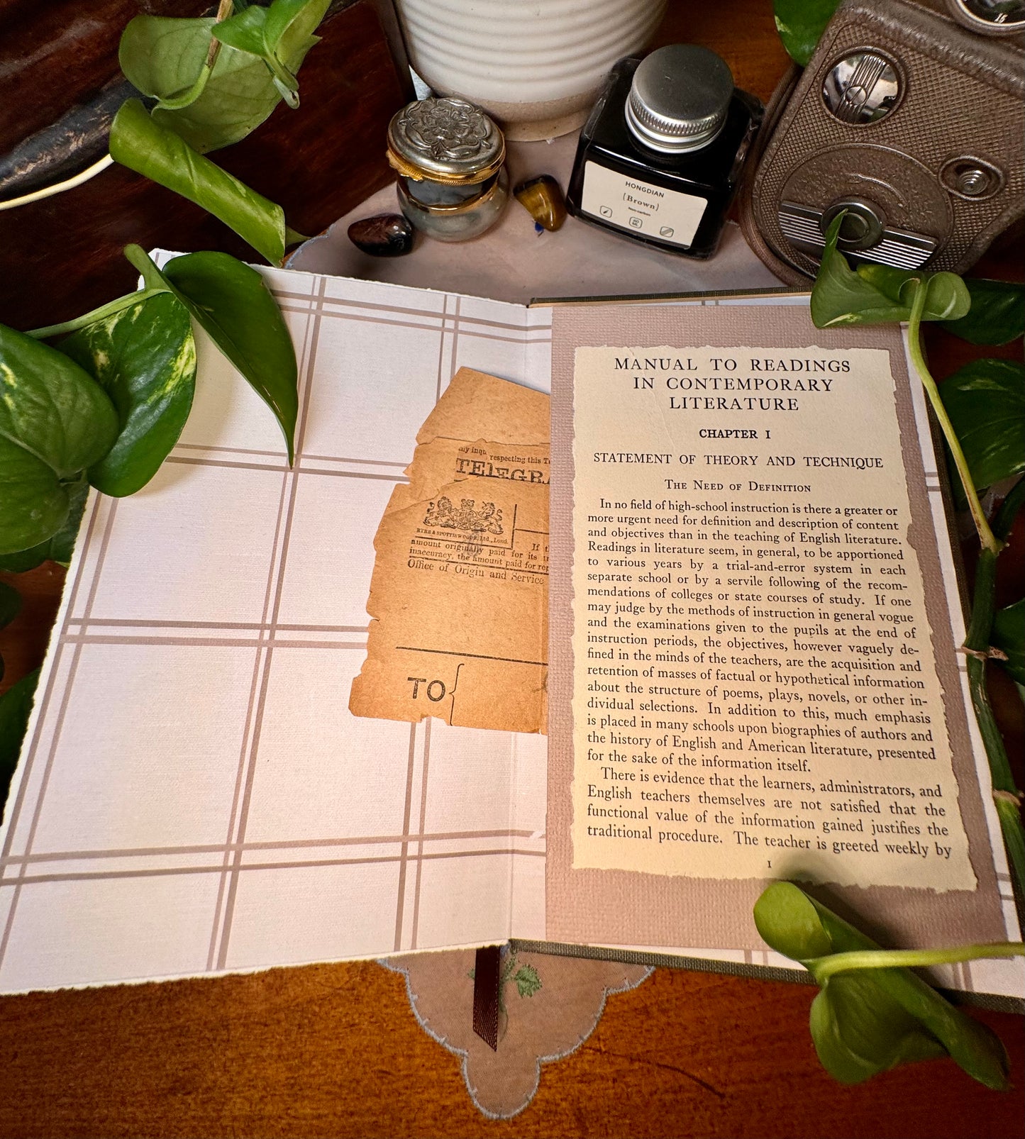 ‘Manual to Readings in Contemporary Literature’ Mixed Media Journal