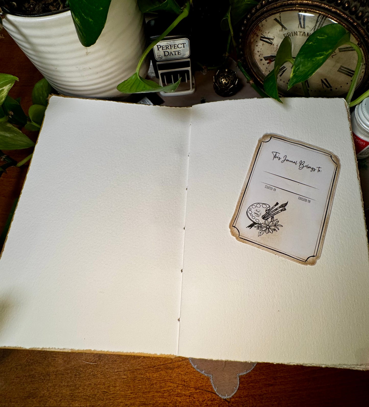 'Mary Ware's Promised Land' Bare Spine Watercolor Journal