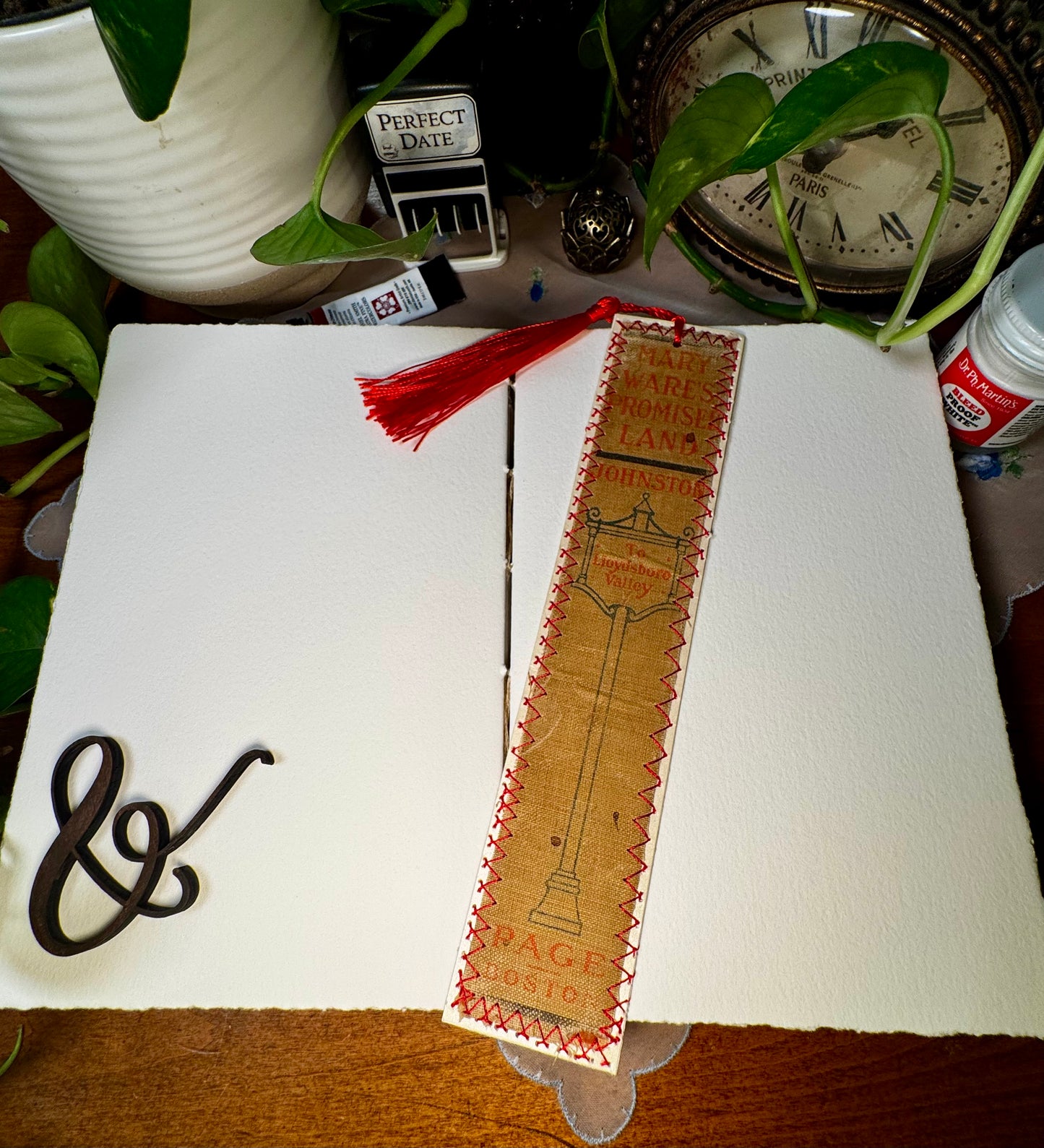 'Mary Ware's Promised Land' Bare Spine Watercolor Journal