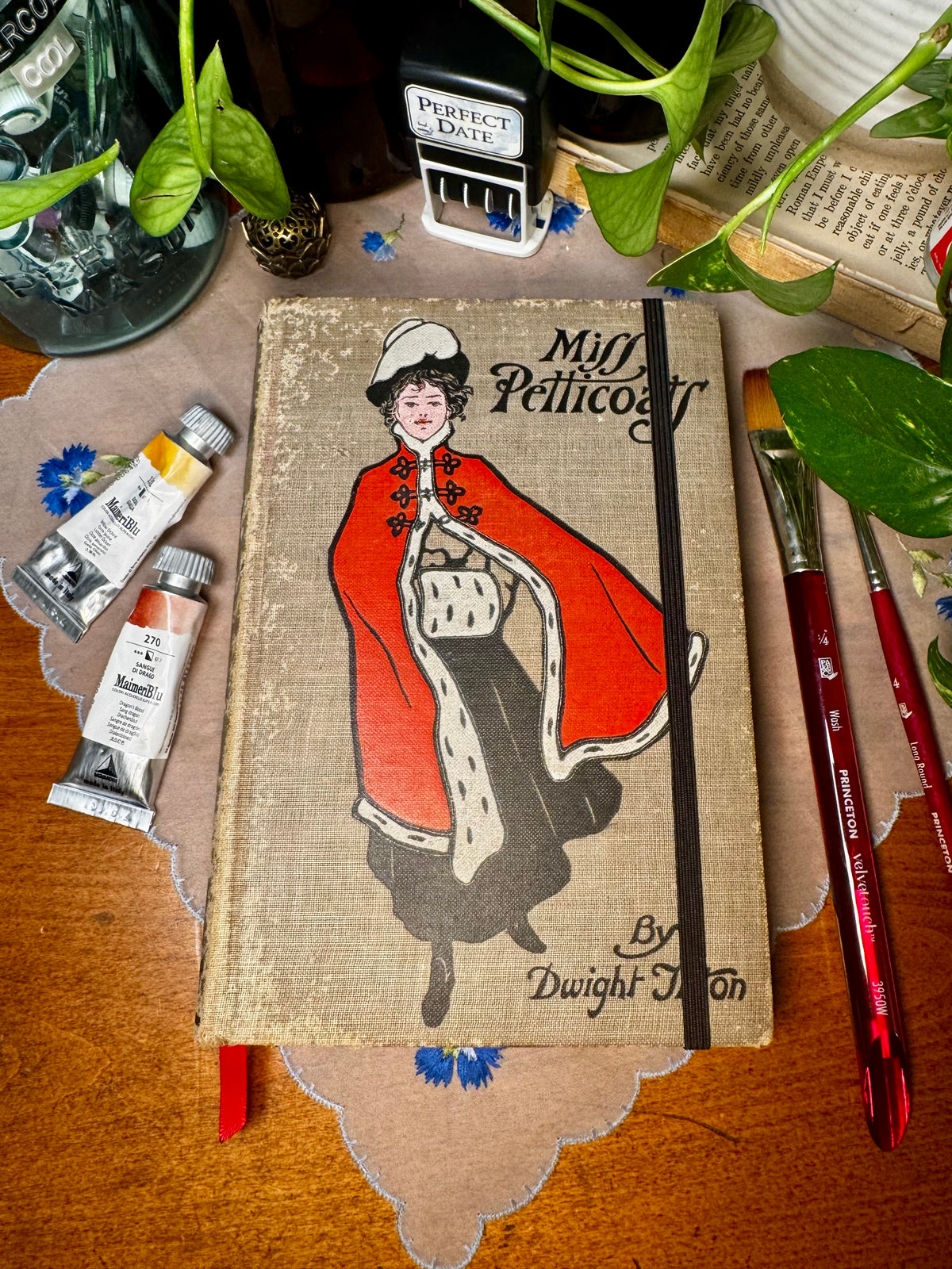 'Miss Petticoats' Watercolor Journal