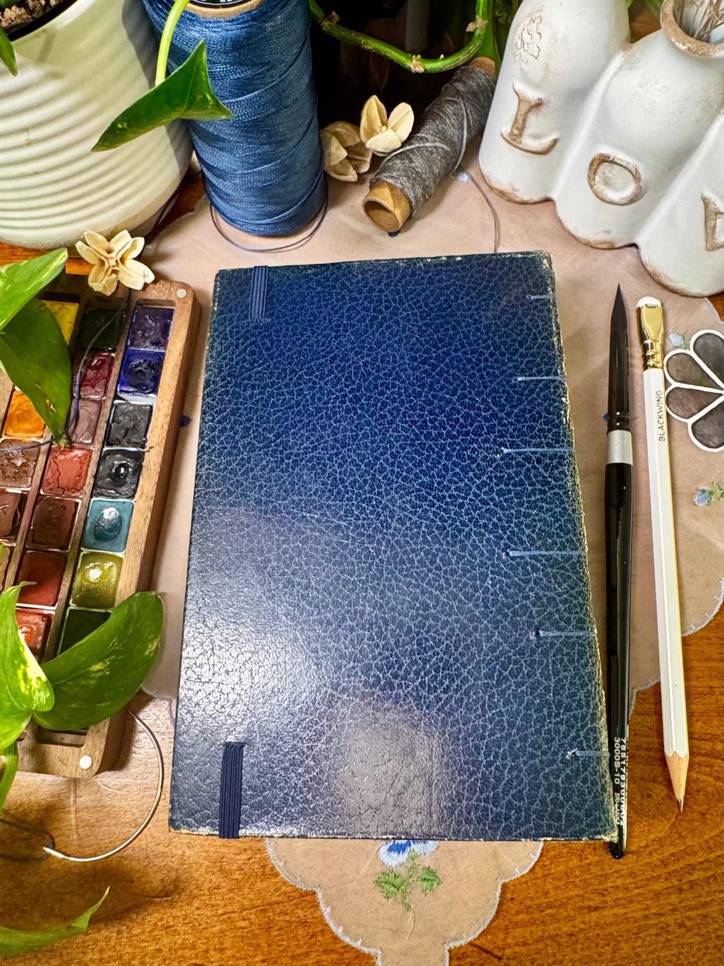 'A Modern Comedy' Bare Spine Watercolor Journal