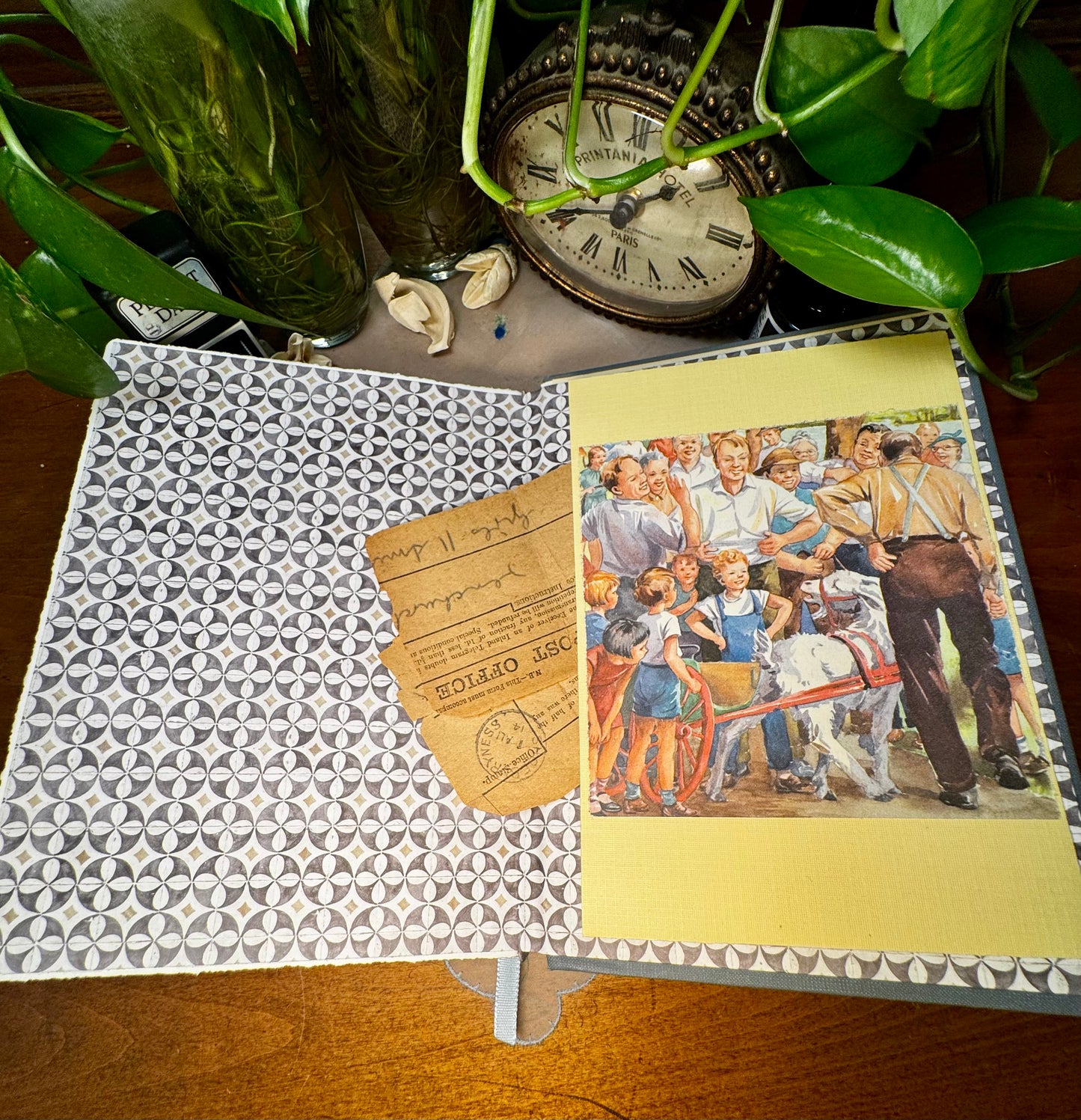 ‘The New Friendly Village’ Mixed Media Journal