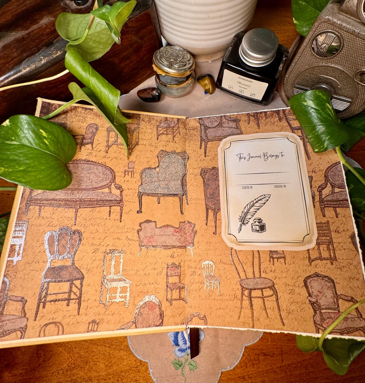 ‘Nibbles and Bobtail’ Mixed Media Journal