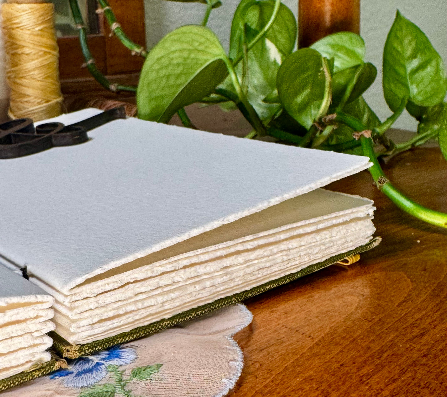 'Peanut' Bare Spine Mini Watercolor Journal