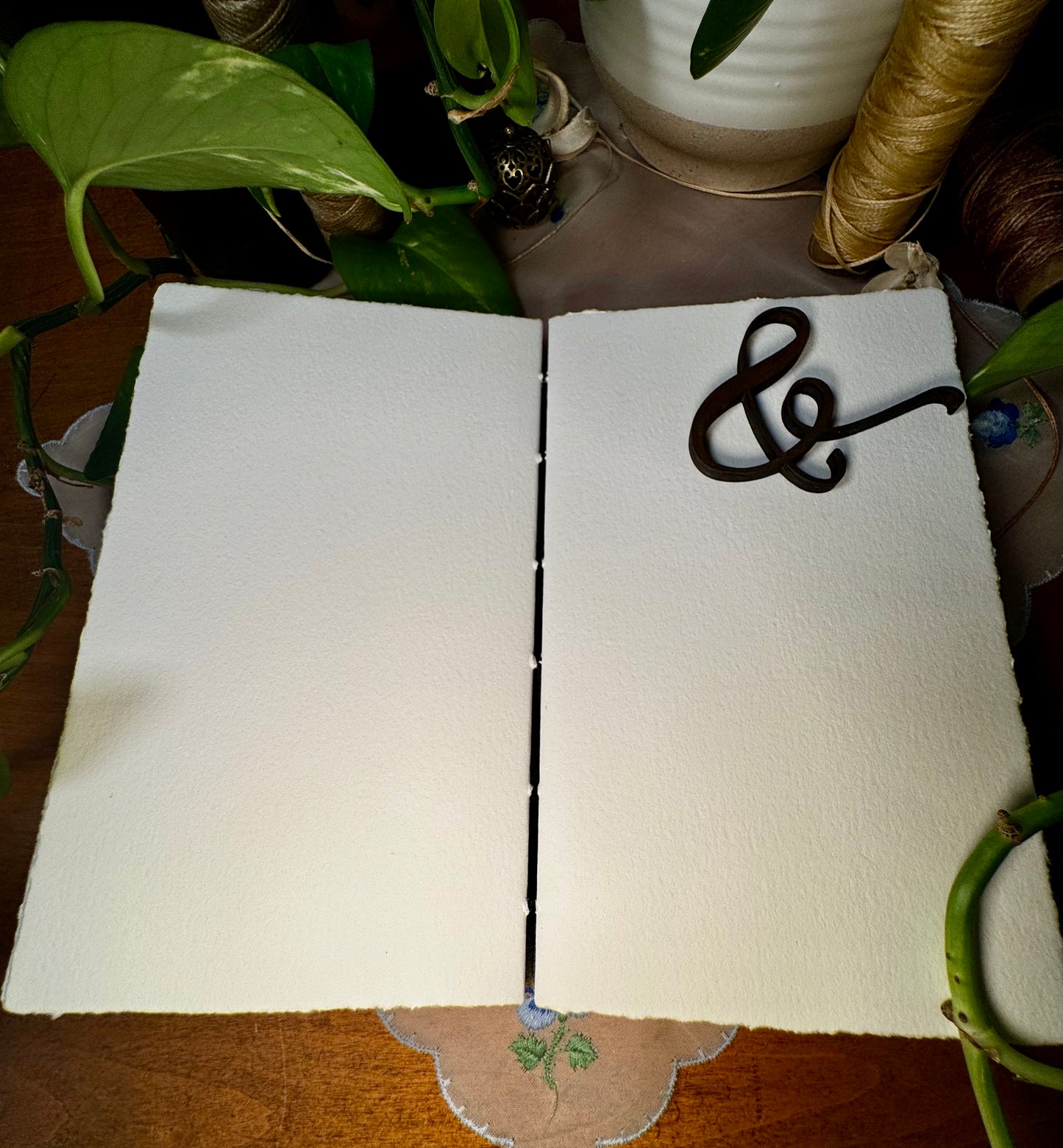 'Peanut' Bare Spine Mini Watercolor Journal