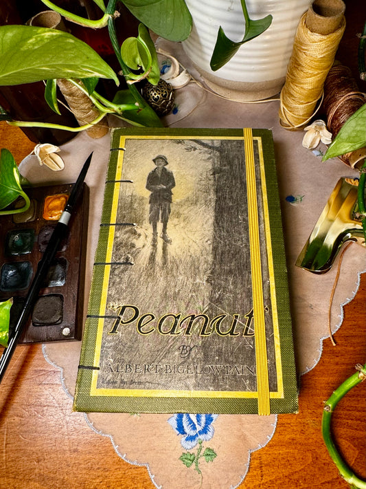 'Peanut' Bare Spine Mini Watercolor Journal