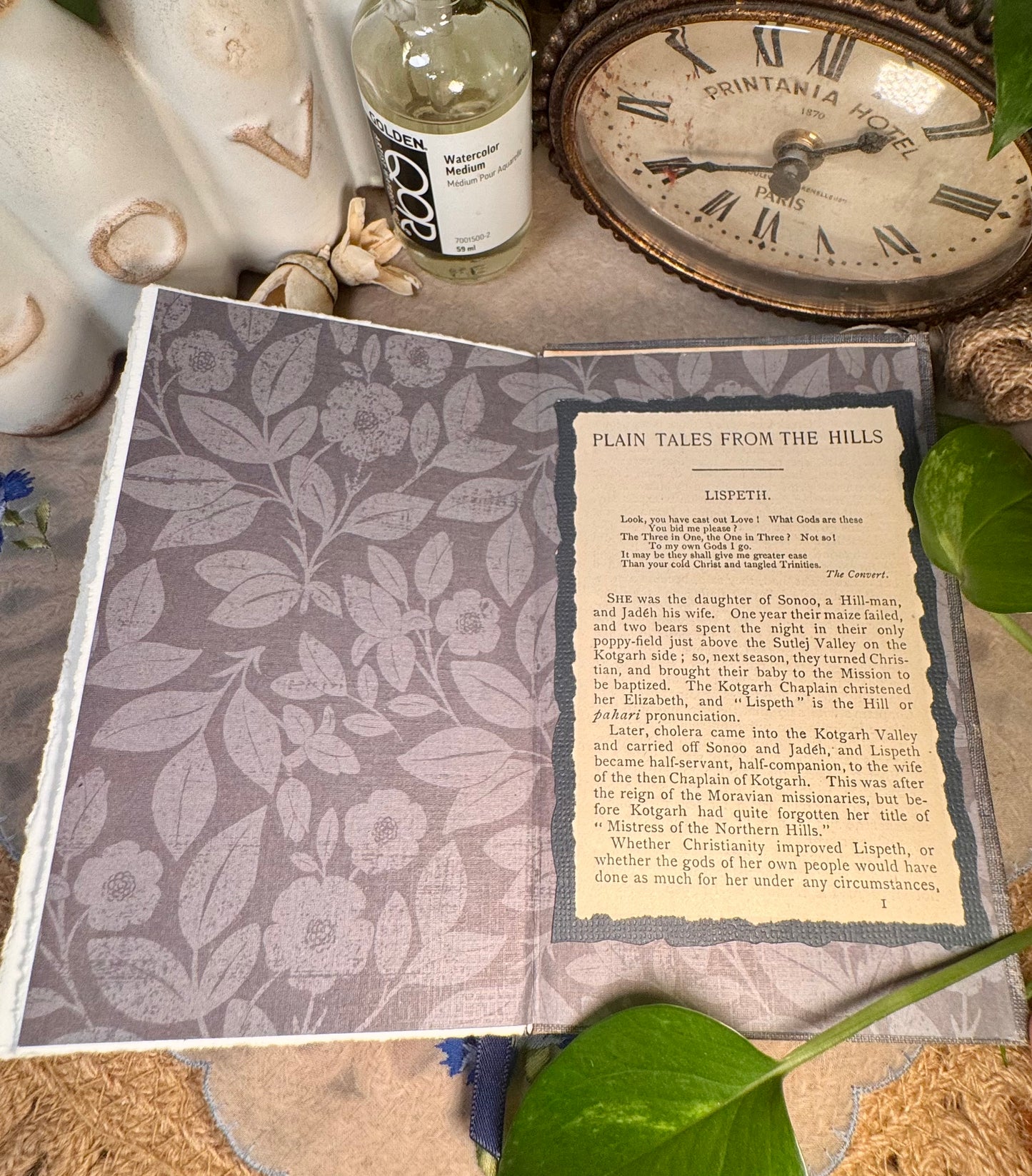 ‘Plain Tales from the Hills’ Mini Watercolor Journal