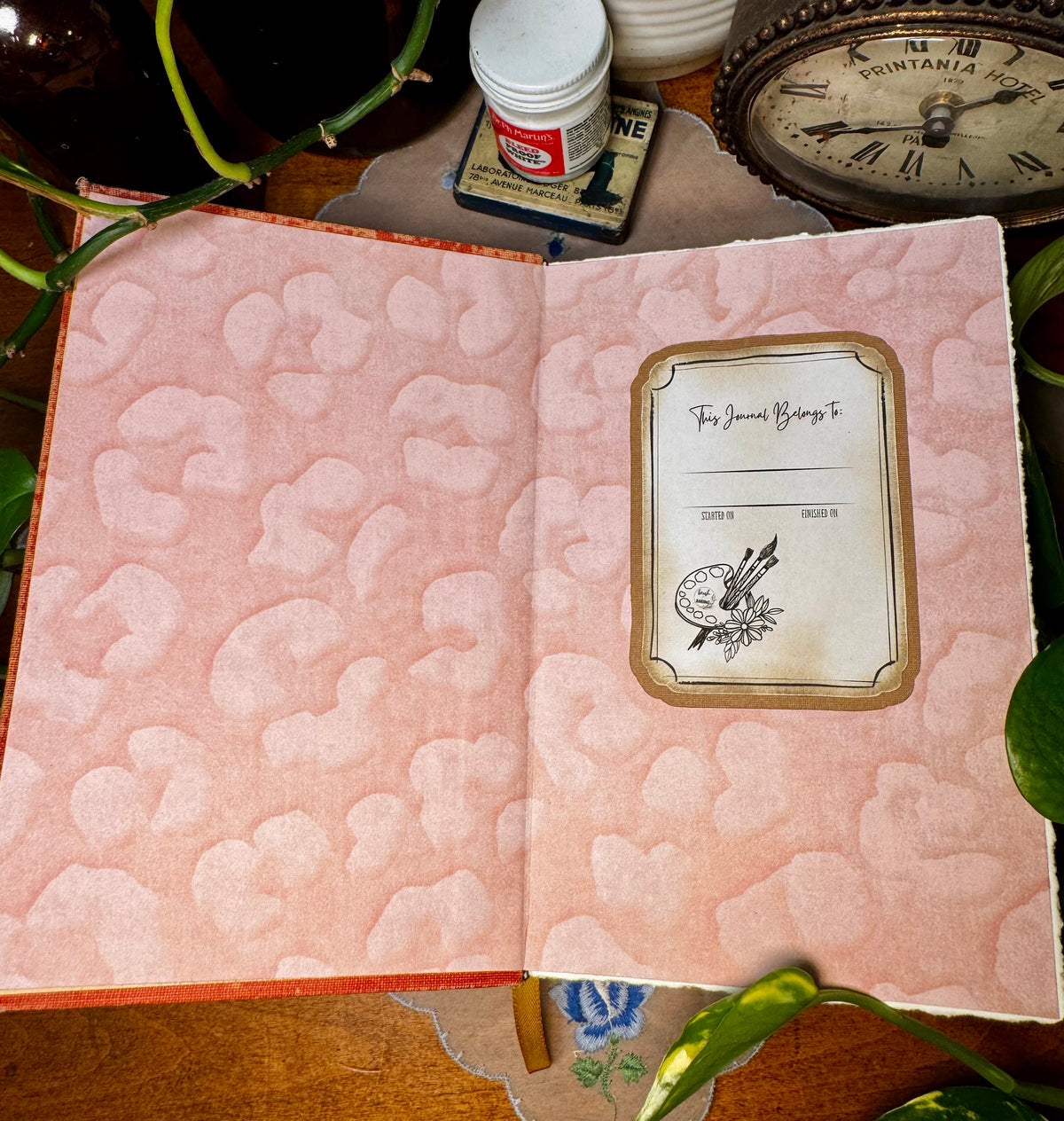 'Poppy Ott and the Freckled Goldfish' Watercolor Journal