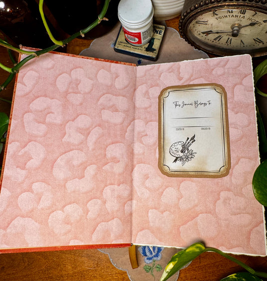 'Poppy Ott and the Freckled Goldfish' Watercolor Journal
