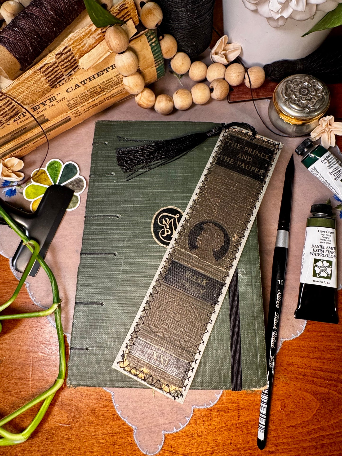 'The Prince and the Pauper' Bare Spine Watercolor Journal